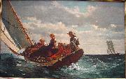 Winslow Homer Breezing Up oil painting reproduction